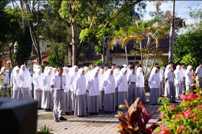 Hari Pertama Sekolah, Bupati hingga Forkopimda Turun Langsung Jadi Pembina Upacara