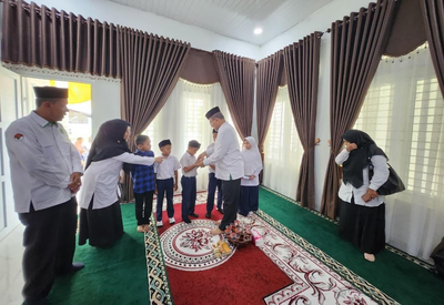 Hari ke-10 Syawal, Kakanwil Kemenag Aceh Gelar Open House dan Santuni Anak Yatim