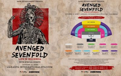4 Lagu Terpopuler Avenged Sevenfold untuk Persiapan Nonton Konsernya di Jakarta 2026