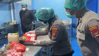 Polresta Bandar Lampung Terapkan Food Security Test di 3 Dapur SPPG untuk MBG