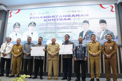 Pembangunan Jembatan Pulau Laut Resmi Dimulai: Hubungkan Tanah Bumbu dan Kotabaru