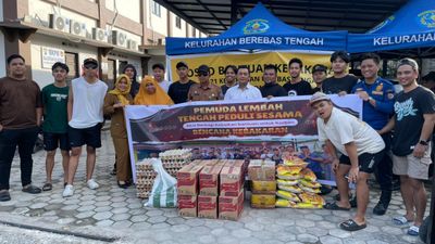 Galang Dana Untuk Korban Kebakaran Rt.21 Berbas Tengah, Pemuda Lembah Tengah Sukses Salurkan Bantuan
