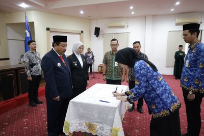Lantik 40 CPNS, Wali Kota Pangkalpinang Beri Nasihat ke Abdi Masyarakat