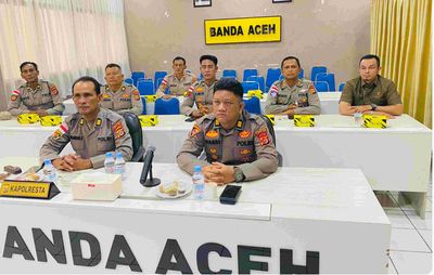 Polresta Banda Aceh Ikuti Vicon Kerja Sama Polda Aceh–USK, Luncurkan Pusat Riset Kepolisian