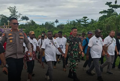 Jalan Salib Mansel Perkuat Iman Umat di Momen Paskah