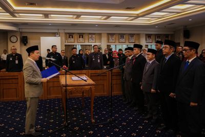 Pemprov Lampung Lantik 5 Pejabat Eselon II, Berikut Daftar Namanya!