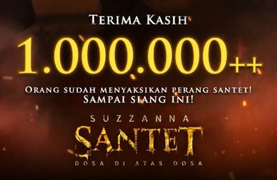 Film SUZZANNA: SANTET Dosa di Atas Dosa Tembus 1 Juta++ Penonton, Ini Kata Luna Maya