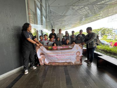 Forum Wartawan Polri Sebar Kebahagiaan, Sasar Anak Panti Yatim Indonesia