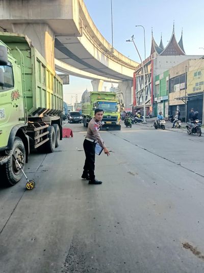 Kecelakaan Motor Vs Truk di Koja Jakut, Pemotor Tewas Seketika