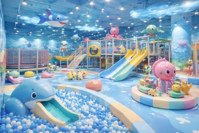 Ocean Adventure Jayapura Jadi Destinasi Playground Indoor Favorit Anak dengan Konsep Bawah Laut