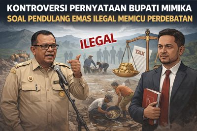 Kontroversi Pernyataan Bupati Mimika Soal Pendulang Emas Ilegal Memicu Perdebatan