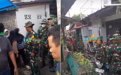 Viral Warga Berhadapan dengan TNI di Lenteng Agung, Ternyata terkait Penertiban Rumah Dinas