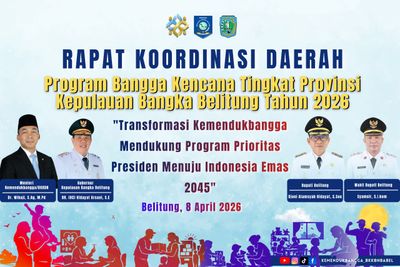 BKKBN Babel Gelar Rakorda 2026 di Belitung, Kawal Program Prioritas Presiden dan Percepat Penurunan Stunting