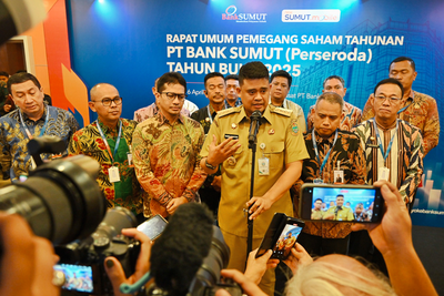 Kejar Modal Rp6 Triliun, Bobby Pacu Bank Sumut Naik Kelas