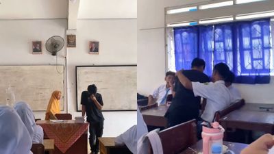 Perpisahan Haru Siswa Pindah Sekolah Usai Hadapi Masalah Keluarga
