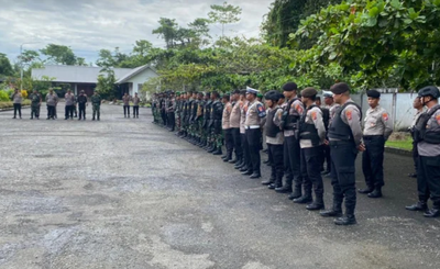 Pengamanan ketat iringi aksi demonstrasi di DPRK Mimika, 300 personel gabungan disiagakan