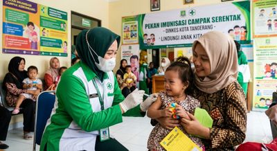 Warga Tangerang Diingatkan Jangan Anggap Remeh Campak, Manfaatkan Imunisasi Gratis