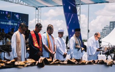 Cuaca Cerah, Jutaan Masyarakat Ikuti Paskah Nasional di Pokas!