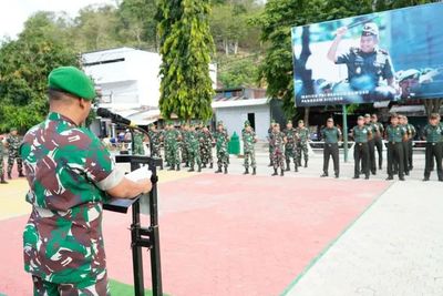 Kopraport Kodim 1406 Wajo, Prajurit Naik Pangkat Diingatkan Jaga Amanah dan Profesionalisme