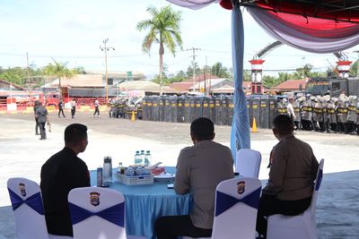 Wakapolda Kaltara Tinjau Latihan Brimob, Tingkatkan Kesiapan Personel BKO Nusantara