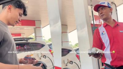 Coba Ikut Tren Prank Isi Bensin Rp2 Juta, Pria Ini Kaget dengan Respons Petugas SPBU