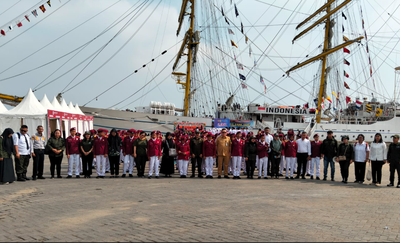 Serunya Siswa Medan Jelajahi KRI Bima Suci, Belajar Langsung Dunia Maritim