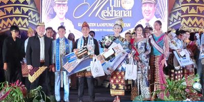 Maura dan Rizky Terpilih Jadi Muli Mekhanai Lampung Selatan 2026