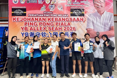 Keren! Indonesia Borong 2 Emas di Kejuaraan Tenis Meja Internasional Malaka 2026