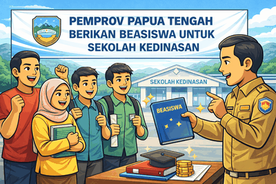 Kabar Baik! Pemprov Papua Tengah Buka Beasiswa ke 6 Sekolah Kedinasan