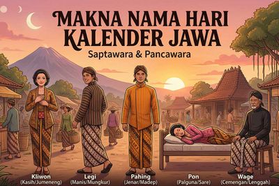 Makna Nama-Nama Hari dalam Kalender Jawa, Ternyata Ada Filosofi Mendalam di Baliknya!