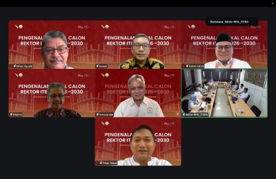 5 Bakal Calon Rektor Itera Paparkan Gagasan kepada Sivitas Akademika