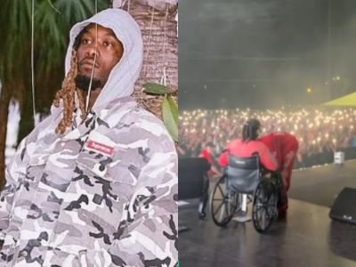 Tetap Manggung di Coachella 2026, Rapper Offset Nyanyi Pakai Kursi Roda Usai Ditembak