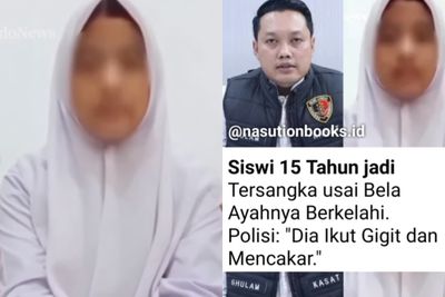 Viral Siswi 15 Tahun Disebut Jadi Tersangka Usai Bela Ayahnya Berkelahi