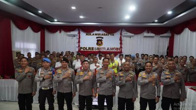 Kunjungi Polres Merangin, Wakapolda Jambi Ingatkan Jajaran Tingkatkan Kualitas Pelayanan Publik