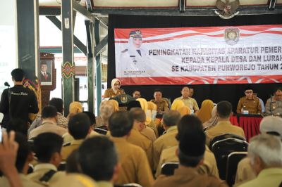 Bupati Purworejo Dorong 494 Kades dan Lurah Optimalkan Potensi Desa Wujudkan Desa Mandiri