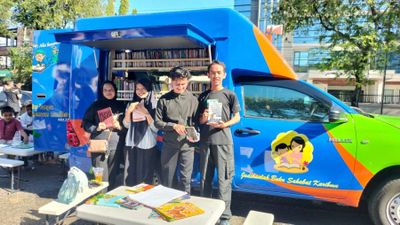 CFD Banda Aceh Makin Seru! Perpustakaan Keliling Diserbu Warga