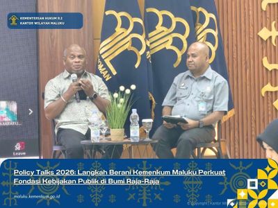 Kemenkum Maluku Perkuat Kebijakan Publik Lewat Policy Talks 2026