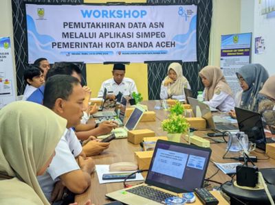 Transformasi Digital ASN, BKPSDM Banda Aceh Gelar Workshop SIMPEG