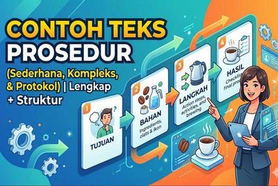 10 Contoh Teks Prosedur Sederhana dan Kompleks, Lengkap dengan Struktur