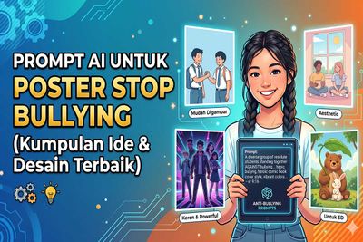 Contoh Poster Stop Bullying: Prompt AI + Ide Desain Terbaik