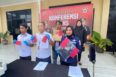 Polres Tasikmalaya Tangkap Pelaku Pencurian Uang Agen BRILink Rp20 Juta