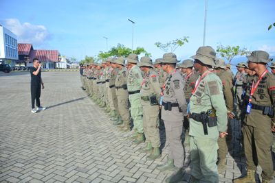 100 Personel Brimob Polda Maluku Dilatih Tangani Kerusuhan