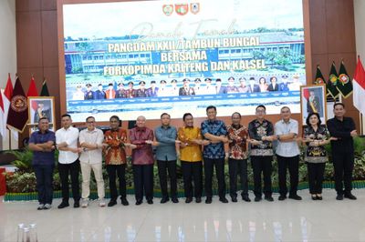 Sinergi Kalsel-Kalteng: Momen Hangat Gubernur Muhidin dan Pangdam XXII Tambun Bungai di Palangkaraya
