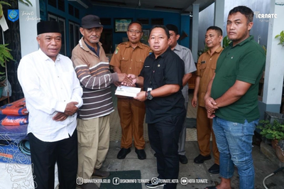 Pemkot Ternate Gerak Cepat Salurkan Bantuan Korban Kebakaran