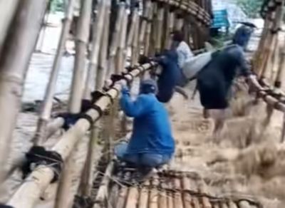 Banjir Luapan Sungai Cibarani Genangi Kawasan Baduy, Air Sempat Tutupi Pos 2 Cijahe