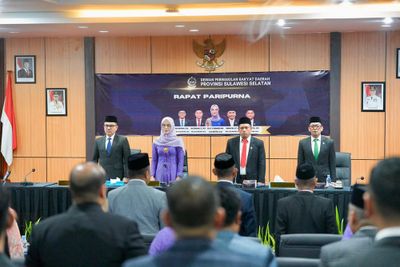 Haris Abdurrahman Resmi Dilantik Jadi Anggota DPRD Sulsel Lewat PAW, Gantikan Haslinda yang Meninggal