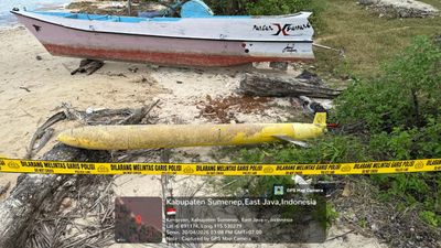 Geger Benda Mirip Torpedo Ditemukan di Pulau Kangean Sumenep