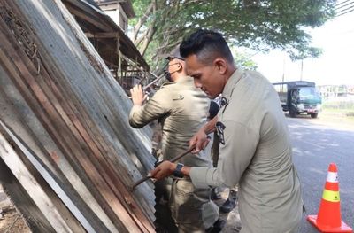 PKL Masih Bandel, Satpol PP Aceh Besar Lanjutkan Penertiban