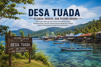 Menelusuri Jejak Sejarah Desa Tuada, Dari Jalur Rempah hingga Desa Wisata Bahari