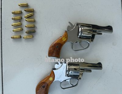 Dua Senpi Milik Komplotan Ranmor Berhasil Ditemukan Petugas gabungan Unit Resmob Polres Serang